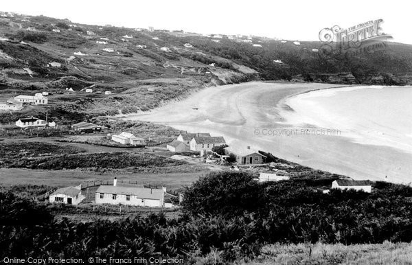 Photo of Freshwater East, Beach And Village 1950