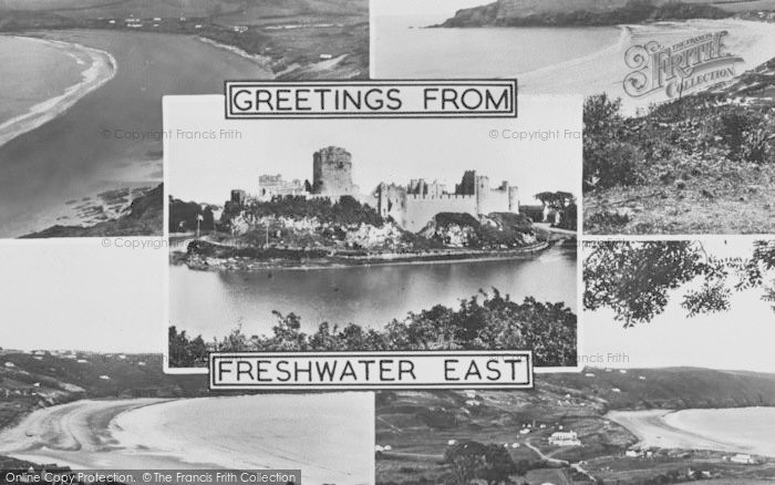 Photo of Freshwater East, Composite c.1955