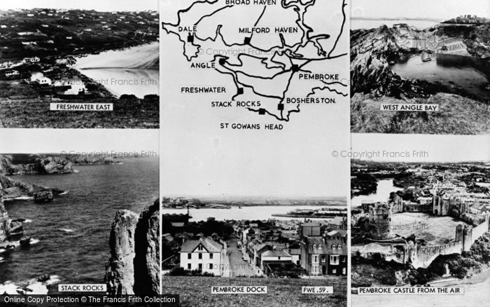 Photo of Freshwater East, Composite c.1960