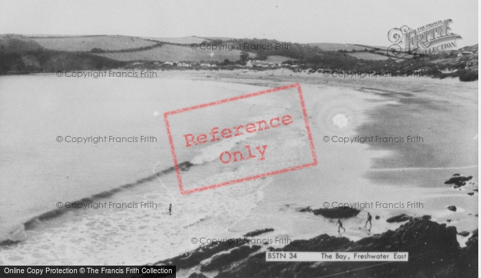 Photo of Freshwater East, The Bay c.1955