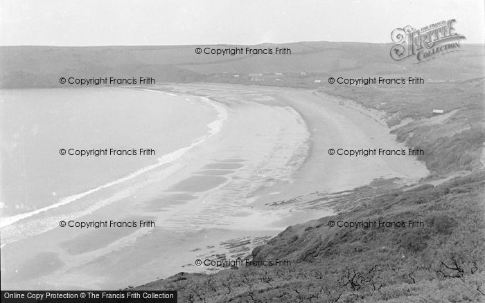 Photo of Freshwater East, The Beach 1949