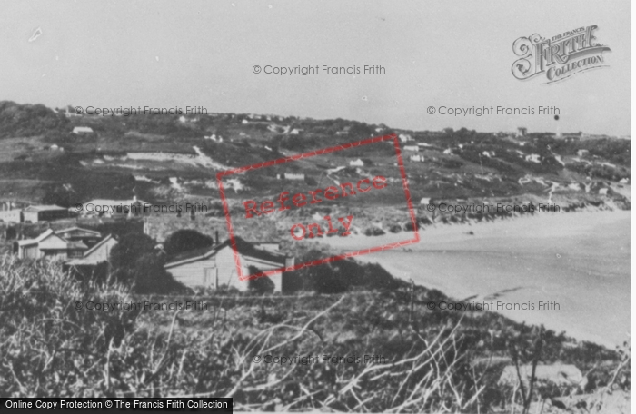 Photo of Freshwater East, The Beach c.1950