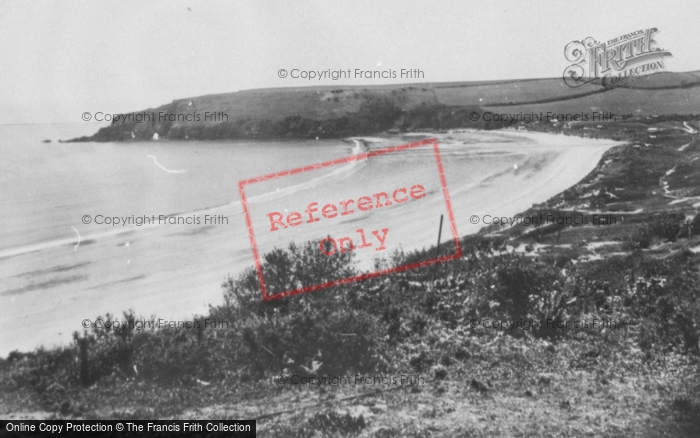 Photo of Freshwater East, The Beach c.1955