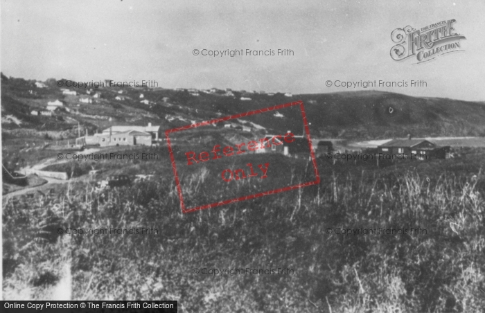 Photo of Freshwater East, The Bungalows And Bay c.1950