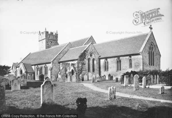 Photo of Freshwater, The Church 1890
