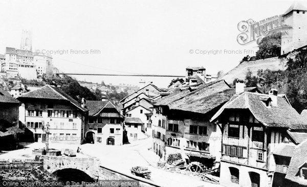 Photo of Fribourg, Lower Tower c.1872