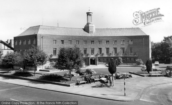 Photo of Friern Barnet, The Town Hall c.1965