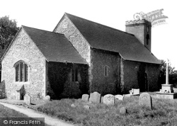 St Frideswide's Church c.1960, Frilsham