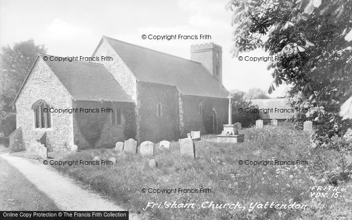 Photo of Frilsham, St Frideswide's Church c.1960