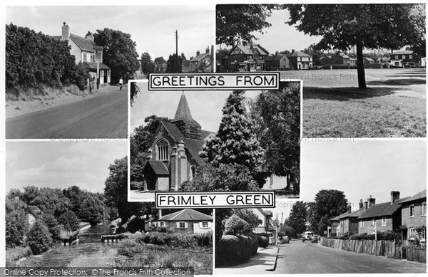 Photo of Frimley Green, Composite c.1955