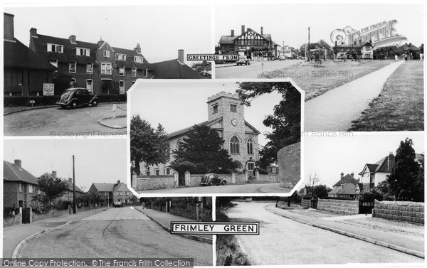 Photo of Frimley Green, Composite c.1955