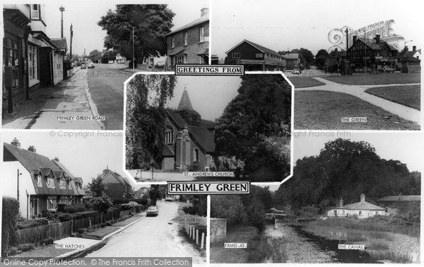 Photo of Frimley Green, Composite c.1965