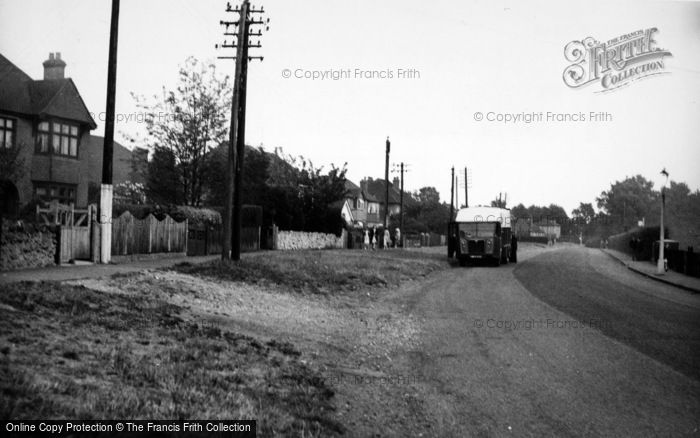 Photo of Frimley Green, Road c.1955