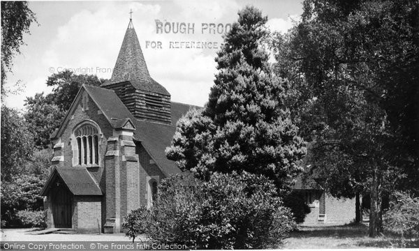 Photo of Frimley Green, St Andrew's Church c.1955