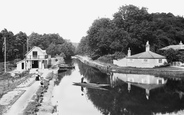 The Basingstoke Canal And New Boathouse 1909, Frimley Green