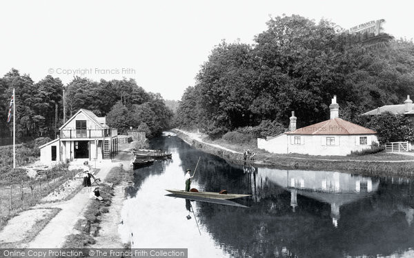 Photo of Frimley Green, The Canal And New Boathouse 1909