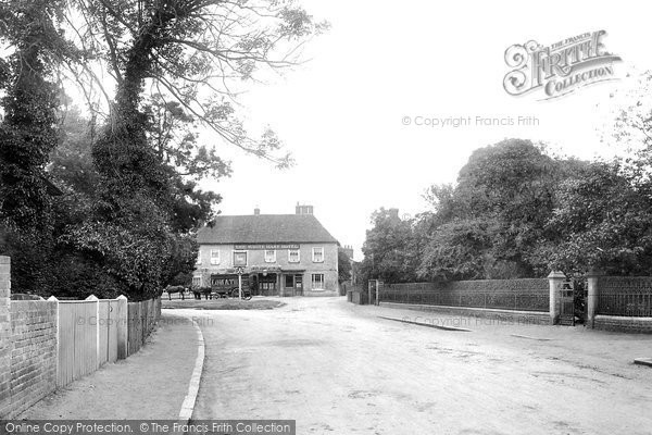 Photo of Frimley, High Street, The White Hart Hotel 1901