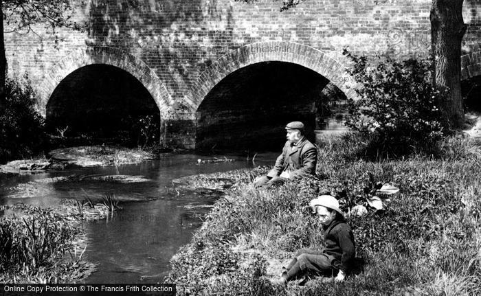 Photo of Frimley, On The Riverbank 1906