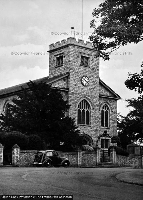 Photo of Frimley, Parish Church Of St Peter c.1955