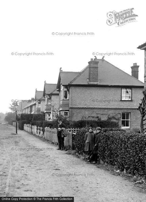 Photo of Frimley, Postman And Children 1921