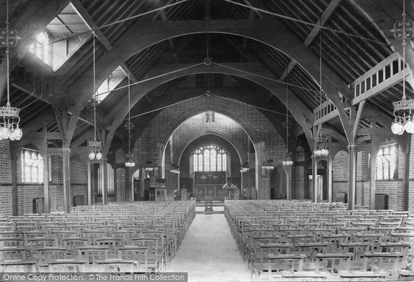 Photo of Frimley, St Paul's Church, Interior 1909