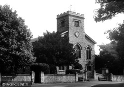 St Peter's Church c.1960, Frimley
