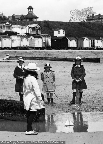 Photo of Frinton On Sea, Children On The Beach 1921