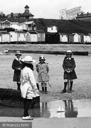 Frinton-on-Sea, Children On The Beach 1921, Frinton-on-Sea