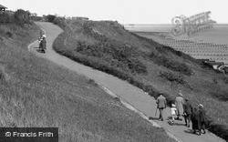 Frinton-on-Sea, Climbing Up Zigzag Path 1921, Frinton-on-Sea