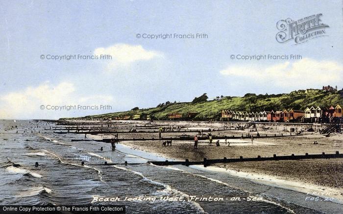 Photo of Frinton On Sea, The Beach c.1955
