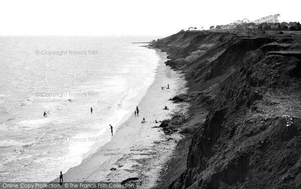 Photo of Frinton On Sea, The Cliffs From The North c.1955