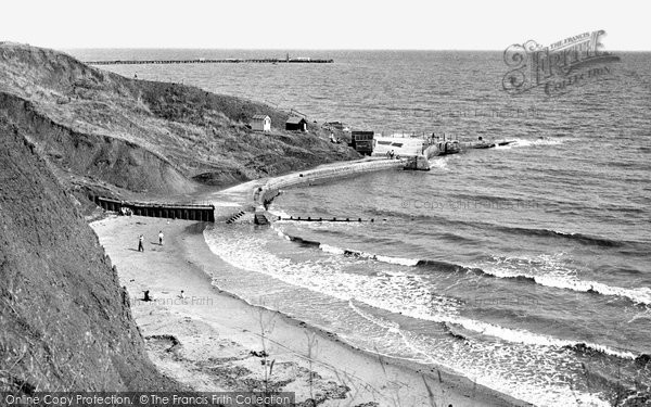 Photo of Frinton On Sea, The Cliffs Showing Walton Pier c.1955