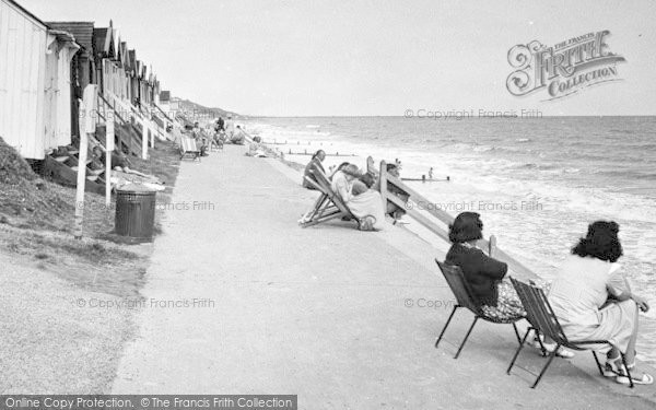 Photo of Frinton On Sea, The Promenade Looking North c.1955
