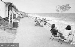 Frinton-on-Sea, The Promenade Looking North c.1955, Frinton-on-Sea