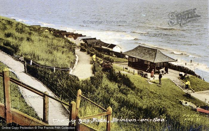 Photo of Frinton On Sea, The Zig Zag Path c.1955