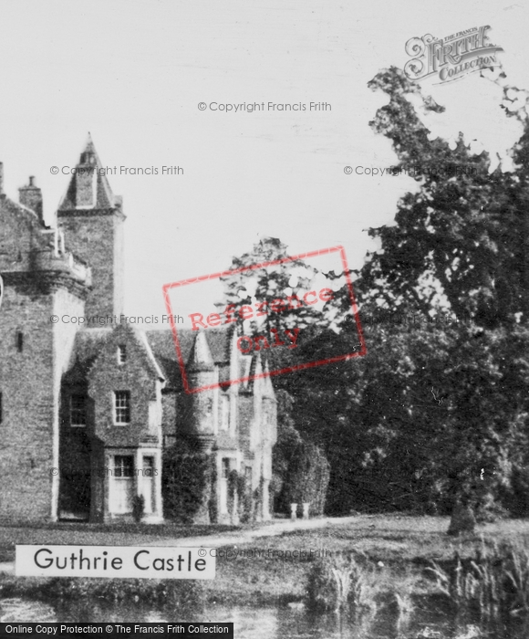 Photo of Friockheim, Guthrie Castle c.1960