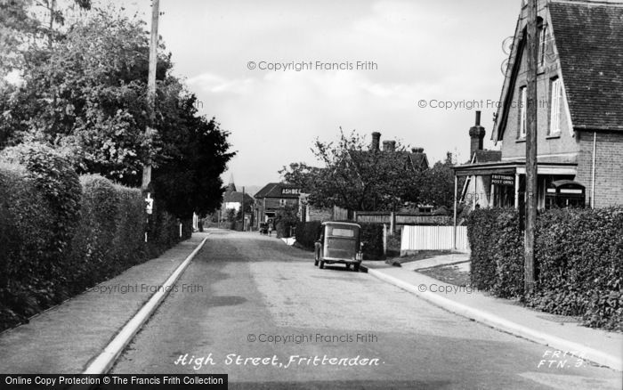 Photo of Frittenden, High Street c.1955