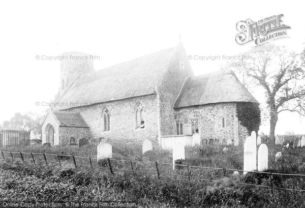 Photo of Fritton, St Edmund's Church 1891