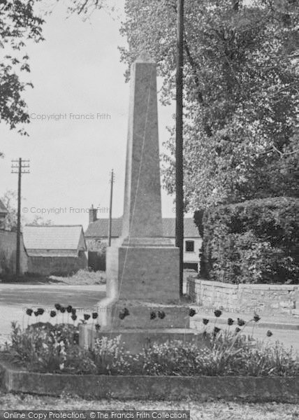 Photo of Frocester, The Memorial c.1955