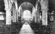 Frodsham, Church of St Laurence interior c1960