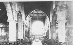 Overton Church Interior c.1960, Frodsham