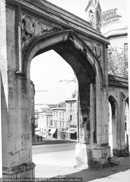 Photo of Frome, Bath Street From The Parish Church 1952