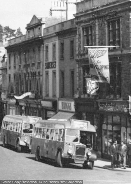 Photo of Frome, Buses At Market Place 1952