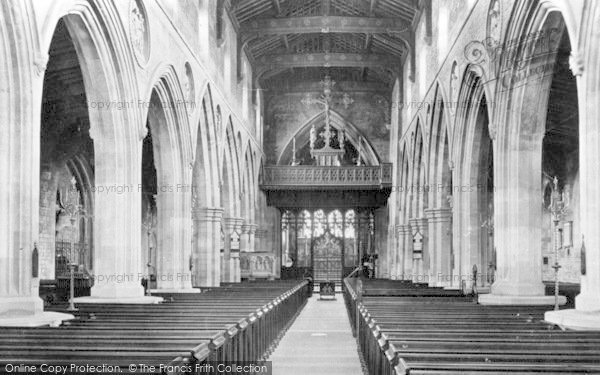 Photo of Frome, St John's Church Nave 1907