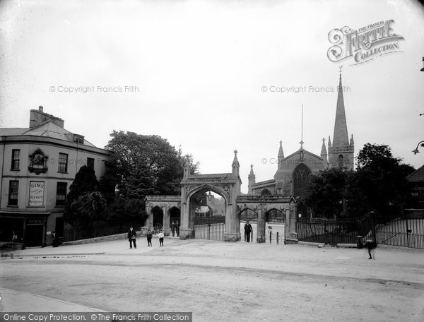 Photo of Frome, St John's From Bath Street c.1900