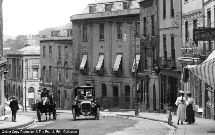 Photo of Frome, Traffic In Bath Street 1907