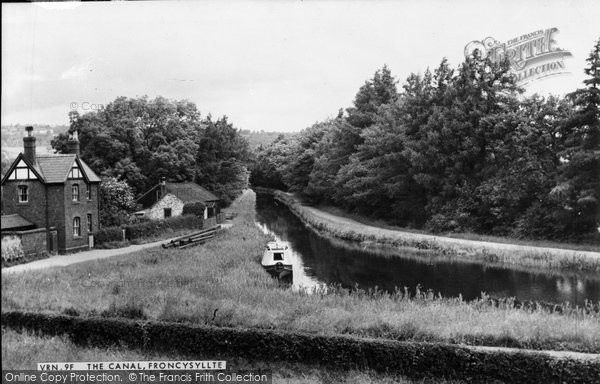 Photo of Froncysyllte, Canal c.1955