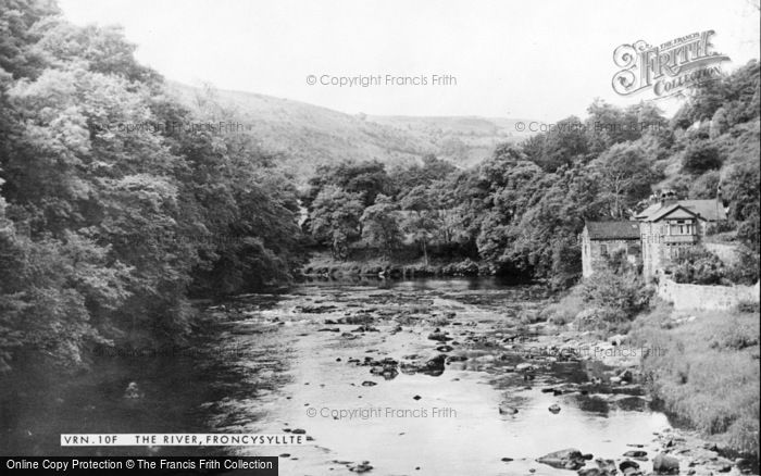 Photo of Froncysyllte, The River c.1955
