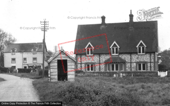 Photo of Froxfield Green, Houses On The Green c.1960