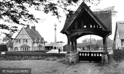 The Lychgate And War Memorial c.1965, Froxfield Green